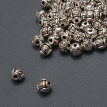 Korálková vložka pro šperky, průměr 1,2 mm a 5 mm, balení 20 g 54 ks (+ -)