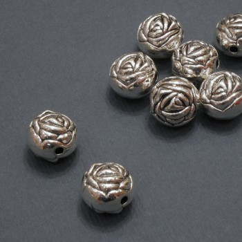 Korálková vložka (vnitřní), průměr 1,5 mm ±, rozměr 10×8,5 mm ±, balení 20 g, 8 ks (±)