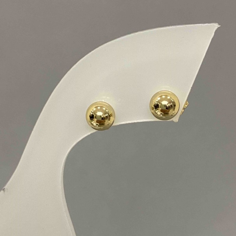 Náušnice pecky Xuping, průměr cca 6 mm, pozlacení 18K