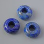 Korálek Pandora z lazuritu, přírodní kámen, průměr 14×7 mm, průměr dírky 5,7 mm+