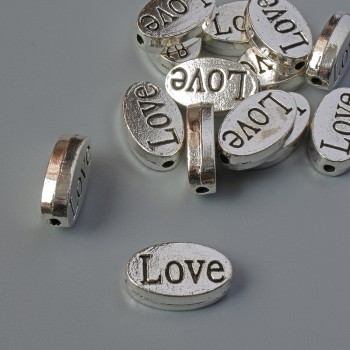 Bižuterní korálka-vložka, průměr 8×12, 5×3, 5 mm ± balení 14 ks ± 20 g