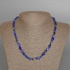 Náhrdelník z přírodního lazuritu, fazetované korálky, průměr 7×8 mm, délka 46 cm