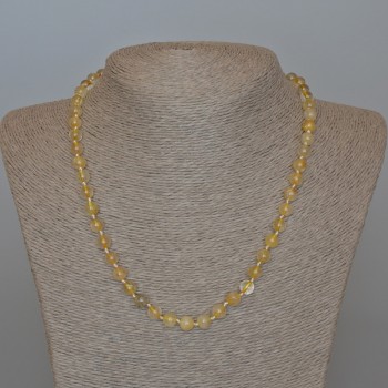 Náhrdelník z rutilitového křemene (vlásený)