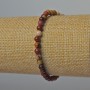 Náramek z jaspisu mookaite, přírodní kámen, hladká kulička, průměr 5 mm ±, délka 18 cm ± (elastický)