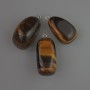 Přívěšek z tygřího oka, přírodní kámen, 35×17 mm+