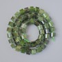 Korálky kanadského jadeitu, přírodní kámen, brusovaný disk, průměr 8×6 mm ±, délka 38 cm ±, s korálkami na niti