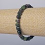 Náramek z přírodního zozitu, broušené kubické korálky, průměr 7 mm, délka 18 cm, elastický (stretch)