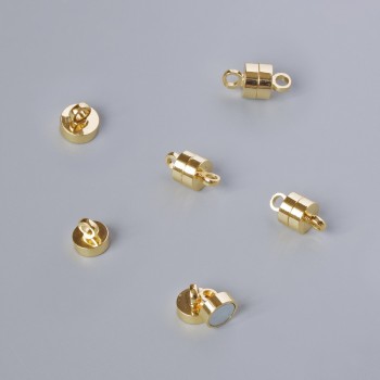 Magnetická spona, rozměr 11×5 mm, zlatý odstín kovu, 1 ks