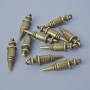 Přívěsek 'Injekční stříkačka', bronzový kov, rozměry 24,5 × 6,5 mm, otvor 2 mm, balení 10 ks