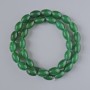 Korálky chrysoprasu z přírodního kamene, barilového tvaru, průměr 8×12 mm, délka 39 cm, na šňůrce