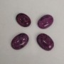 Kabošon malinový jaspis (syntetický) 25×18 mm