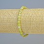 Náramek z jadeitu, přírodního kamene, broušené kostky, průměr cca 5 mm, délka 18 cm (+/-)