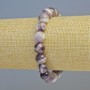 Náramek z ametystu, přírodní kámen, hladké kuličky Ø 10 mm, délka 18 cm, elastické provedení