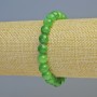 Náramek z umělého chrysoprasu (akryl) – hladká kulička, průměr 8,5 mm ± (elastický), délka 18 cm