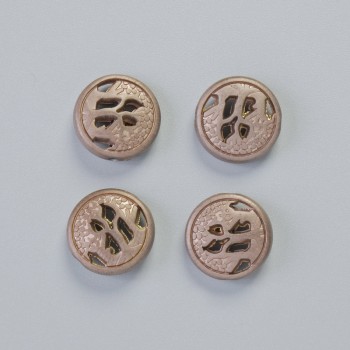 Matný bronzový hematitový korálek, průměr 12×4,5 mm ± (4 ks)