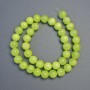 Korálky z onyxu hladké kuličky (lisované), průměr 10,5 mm, délka cca 39 cm, na vlascu
