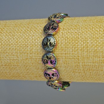 Náramek z hematitu 'Strom' barvy chameleon