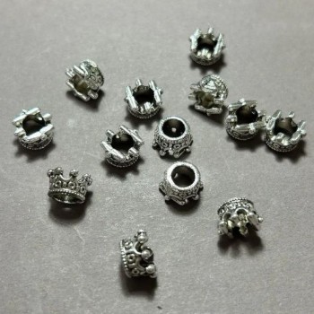 Korálek Pandora Koruna 10×6 mm, průměr dírky 6 mm, balení 20 g, 13 ks