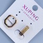 Náušnice Xuping 14×4 mm ± pozlacené 18K