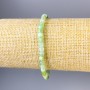 Náramek z chrysoprasu, broušené kostky, průměr 4×4 mm, délka 18 cm, elastický