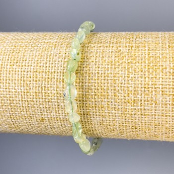 Браслет Преніт галтівка, діаметр 6х5мм+-, довжина 18см+-стрейч