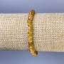 Náramek z broušeného citrínu, kostky o průměru cca 5 mm, délka 18 cm, elastický