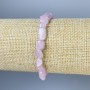 Náramek z kunzitu, facetovaný, průměr 6–12×6–7 mm, délka 18 cm, elastický