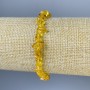 Náramek z jantarových úlomků, velikost 7×4 mm, délka cca 18 cm, elastický