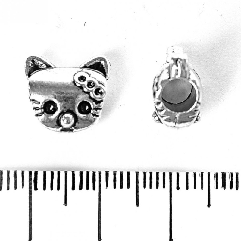 Korálek Pandora Kočička 12×12 mm, průměr 5 mm, balení 20 g ± 7 ks