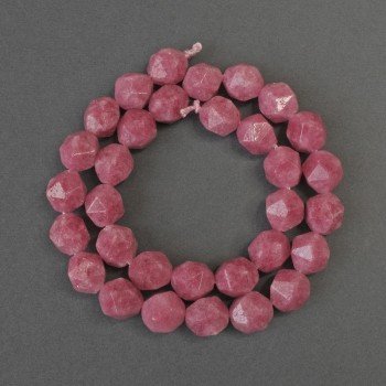 Turmalínové korálky mnohostěnné, průměr 12×10 mm, délka 38 cm, na niti