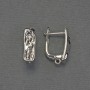 Швензи для сережок сріблястий метал 17Х6мм+ - пара