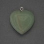 Přívěšek 'Srdce' z nefritu 25×25×27 mm+