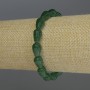 Náramek z chrysoprazu, kapkovitý tvar, rozměry kapky 12×8 mm, délka 18 cm, elastický