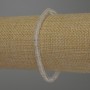 Náramek z horského křišťálu rondel, průměr 4,5×2 mm, délka 18 cm, na elastické šňůře