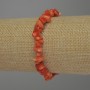 Náramek z oranžového korálu, drobné fragmenty o průměrech 6–10 mm a tloušťce 3–5 mm, délka 18 cm, elastický