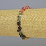 Náramek z přírodního turmalínu, drobné částečky 6×2 mm ± (elastická šňůra), délka 18 cm+
