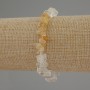 Náramek z citrínu – drobné fragmenty, průměr 4–8×2–4 mm, délka 18 cm, elastický