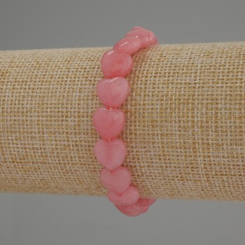 Náramek z turmalínu ve tvaru srdce