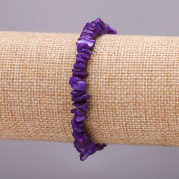 Náramek z tonované perleti, drobné fragmenty o průměru 7 mm, délka 18 cm