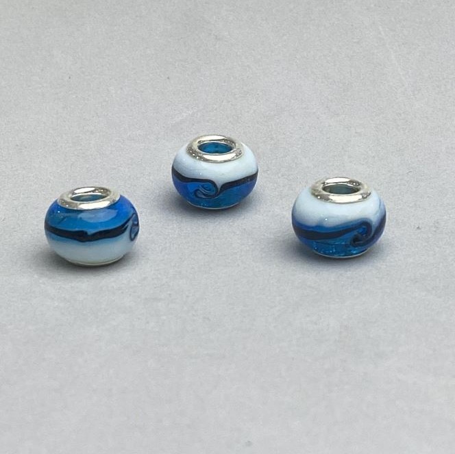 Korálek Pandora plastový, průměr 14×10 mm, díra 4,5 mm, balení 6 ks