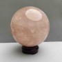 Koule suvenýr z růžového křemene, průměr 10,6 cm, hmotnost cca 1934 g, cena za kus