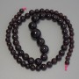 Granátové korálky – hladké kuličky, průměr 5–11,5 mm, délka 41 cm