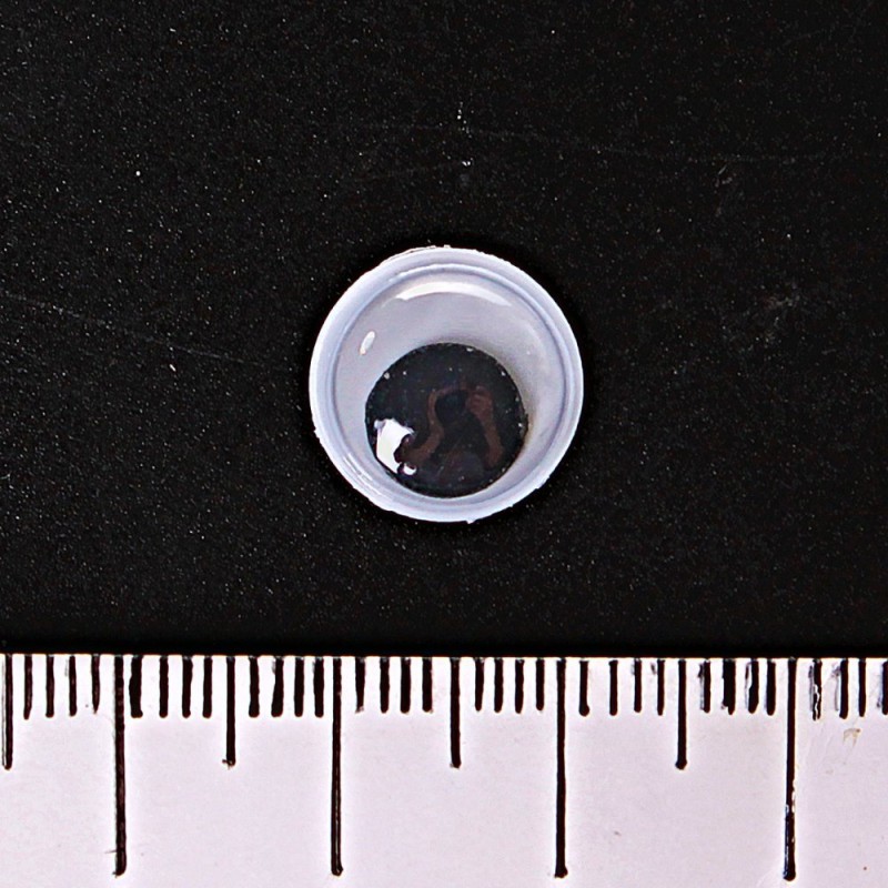 (12 mm) Oči pro hračky – velkoobchod, balení 100 ks