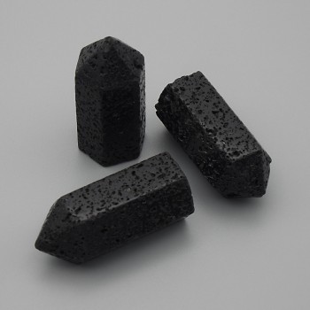 Suvenýrská tužka z přírodního kamene lávy, průměr 36×16 mm (cena za 1 ks)