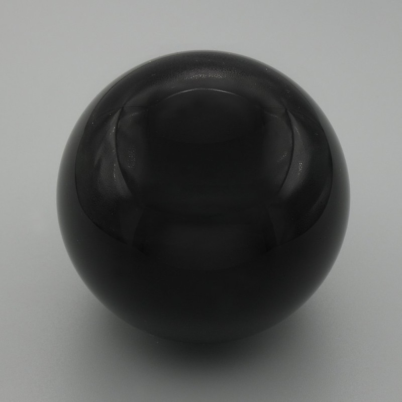 Suvenýrní koule ze stříbřitého obsidiánu, průměr 50 mm ± hmotnost od 150 g (Cena za 100 g)