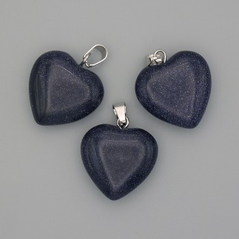 Přívěšek Srdce z aventurínu Noc Káhiry 20×20×25 mm+