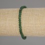 Náramek z granovaných chrysoprasových kuliček, průměr 4 mm, délka 18 cm, elastický