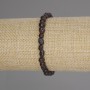 Náramek z granátu broušeného, průměr 6–9×5–7 mm, délka 18 cm, elastický