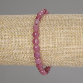 Náramek z turmalínu – broušené mince o průměru 6 mm, délka 18 cm, elastický