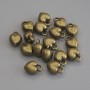 Přívěšek srdce bronzové barvy, průměr 9×7 mm, balení 18 ks